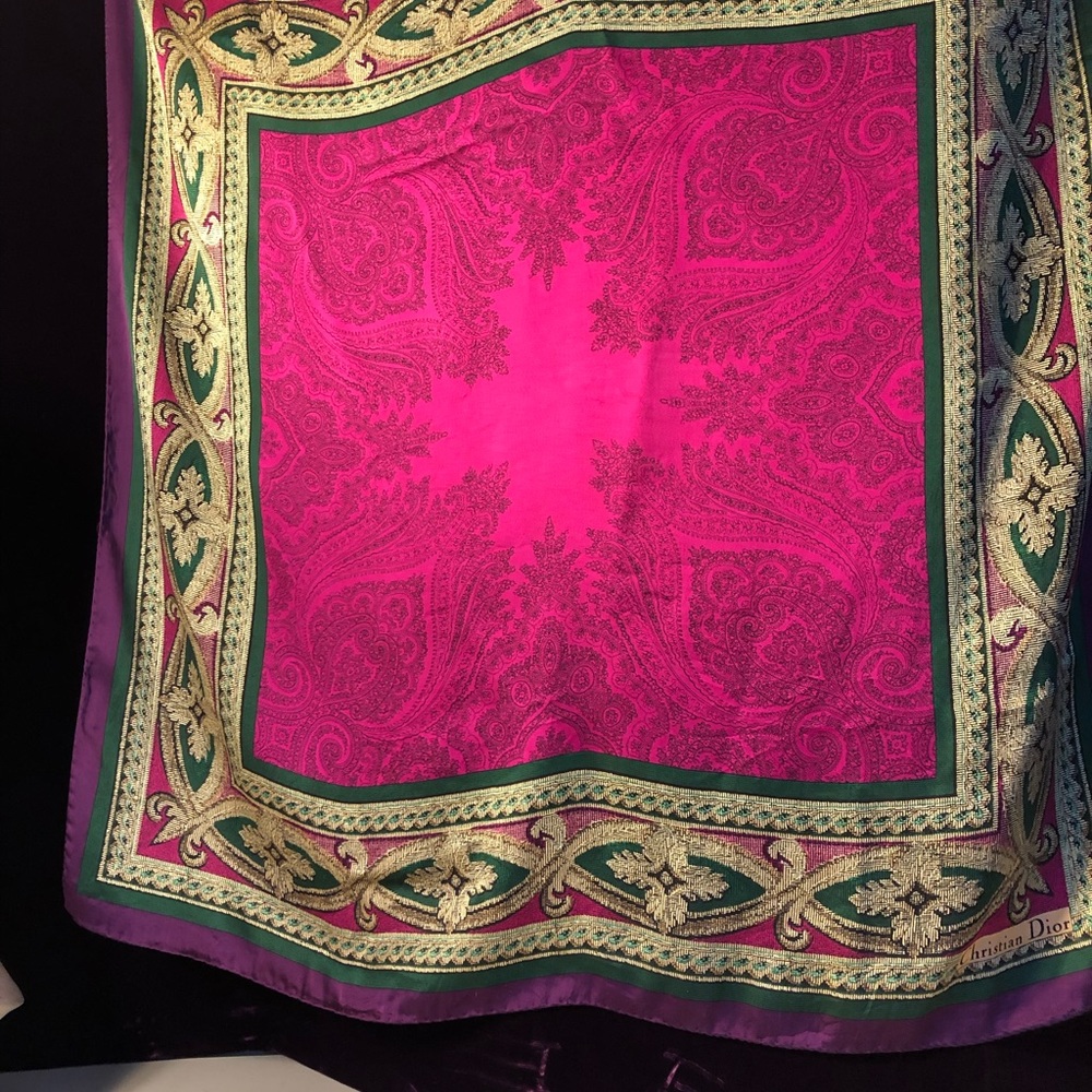 Christian Dior Silk Scarf